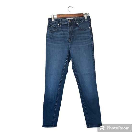 Everlane Denim - Everlane The Curvy High Rise Skinny Jeans Womens 29 Western‎ Boho Denim Dark Wsh